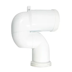 Curva tecnica Ideal Standard regolabile da 160 a 200 mm per vaso quarzo f.muro t