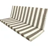 Cuscini per dondolo 4 posti Riga taupe 12x50x170 cm