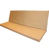 Cuscini per dondolo 4 posti ecrù 12x50x170 cm