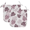 Cuscini per sedia Foglia rosa 2pz 40x40 cm