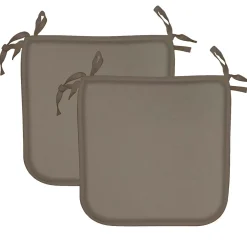 Cuscini per sedia Riga taupe 2 pz 40x40 cm