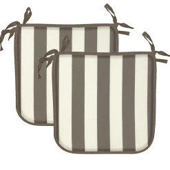 Cuscini per sedia Riga taupe 2 pz 40x40 cm
