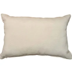 Cuscino bombato rettangolare 60x40 cm beige