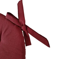Cuscino coprisedia tondo Ø 40 cm bordeaux