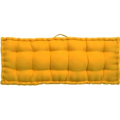 Cuscino da pavimento Futon colore giallo 40x120 cm
