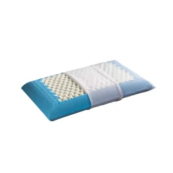 Cuscino Memory Aromatherapy massage 72x42 cm blu