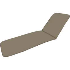 Cuscino per lettino Riga taupe 58x188x4 cm