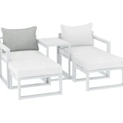 Cuscino per schienale per lounge set Carleton grigio
