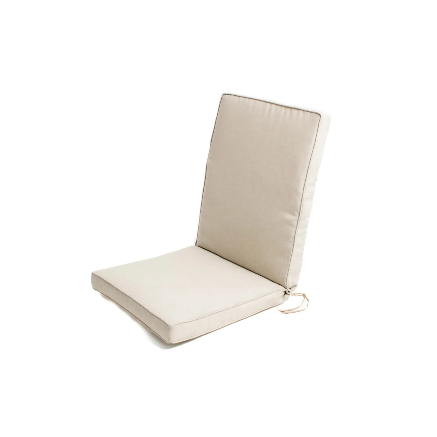 Cuscino per sdraio beige 40x90x5 cm