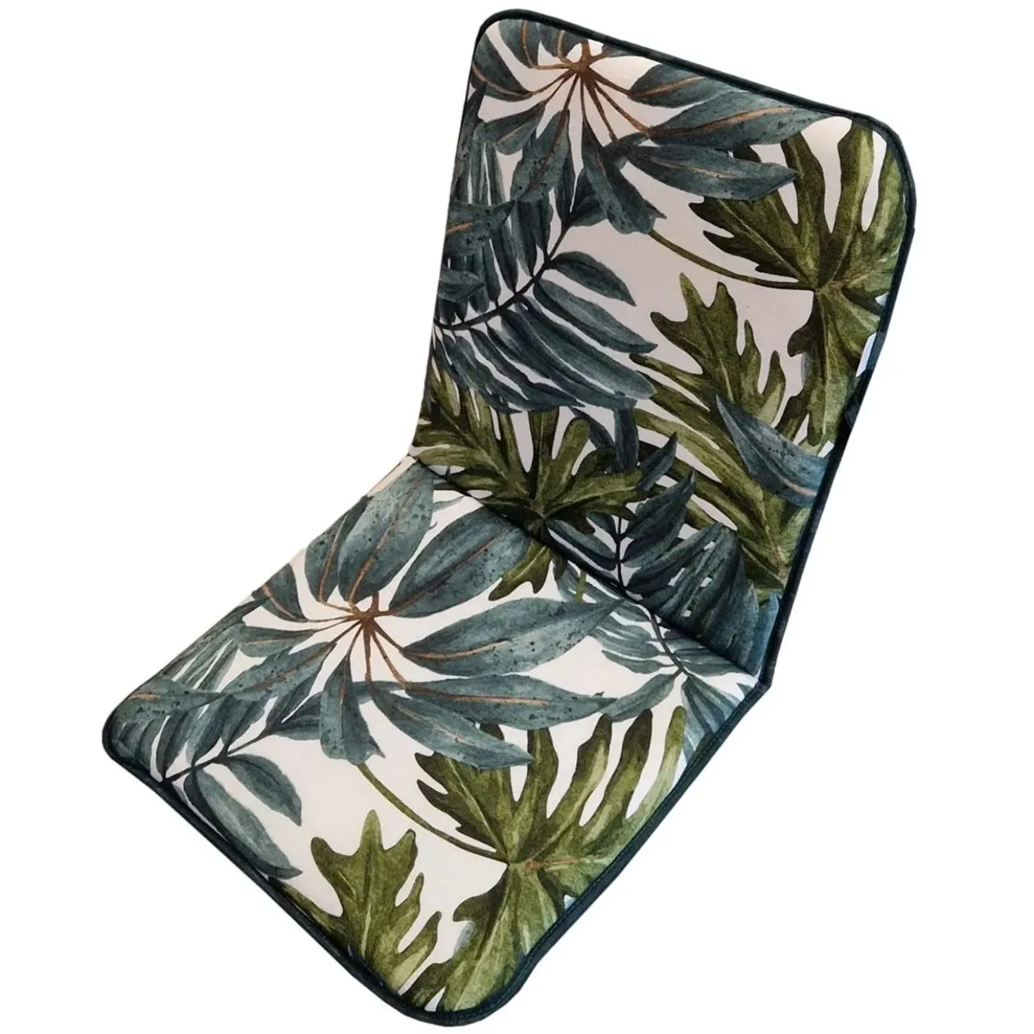 Cuscino per sdraio Foglia verde 90x45x4 cm