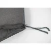 Cuscino per sdraio grigio 50x120x5 cm