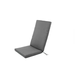 Cuscino per sdraio grigio 50x120x5 cm