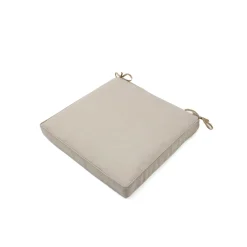 Cuscino per sedia beige 40x40x5 cm