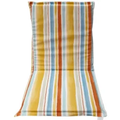 Cuscino spalla bassa con aletta 90x45 cm riga arancio