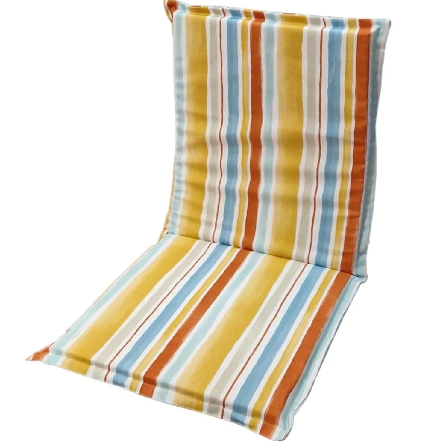 Cuscino spalla bassa con aletta 90x45 cm riga arancio