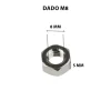 Dadi M8 acciaio inox Ø 8 mm 10 pz