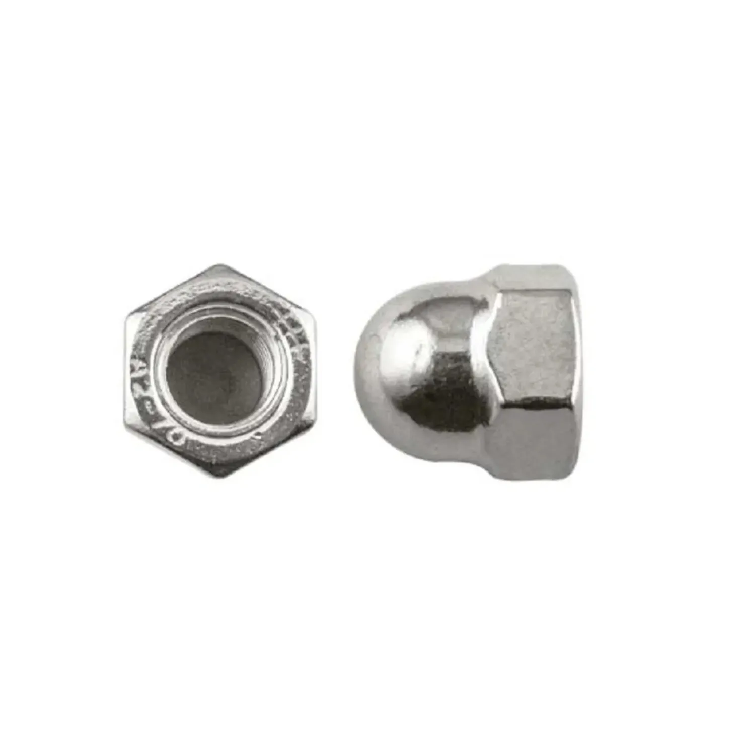 Dado cieco inox din 1587 8 m 4 pz