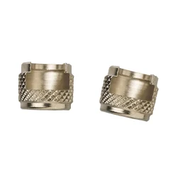 Dado fresato 6 mm x 1/4" F 2 pz