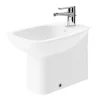D-code bidet a pavimento filo parete bianco