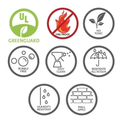 Decorazione Autoadesiva per porta Cherry Wood 210x83 cm