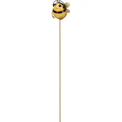 Decorazione da giardino pick in metallo Ape con cuffie 75 cm