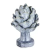 Decorazione pigna Masami 19,5 cm azzurro