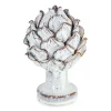 Decorazione pigna Masami 19,5 cm bianco