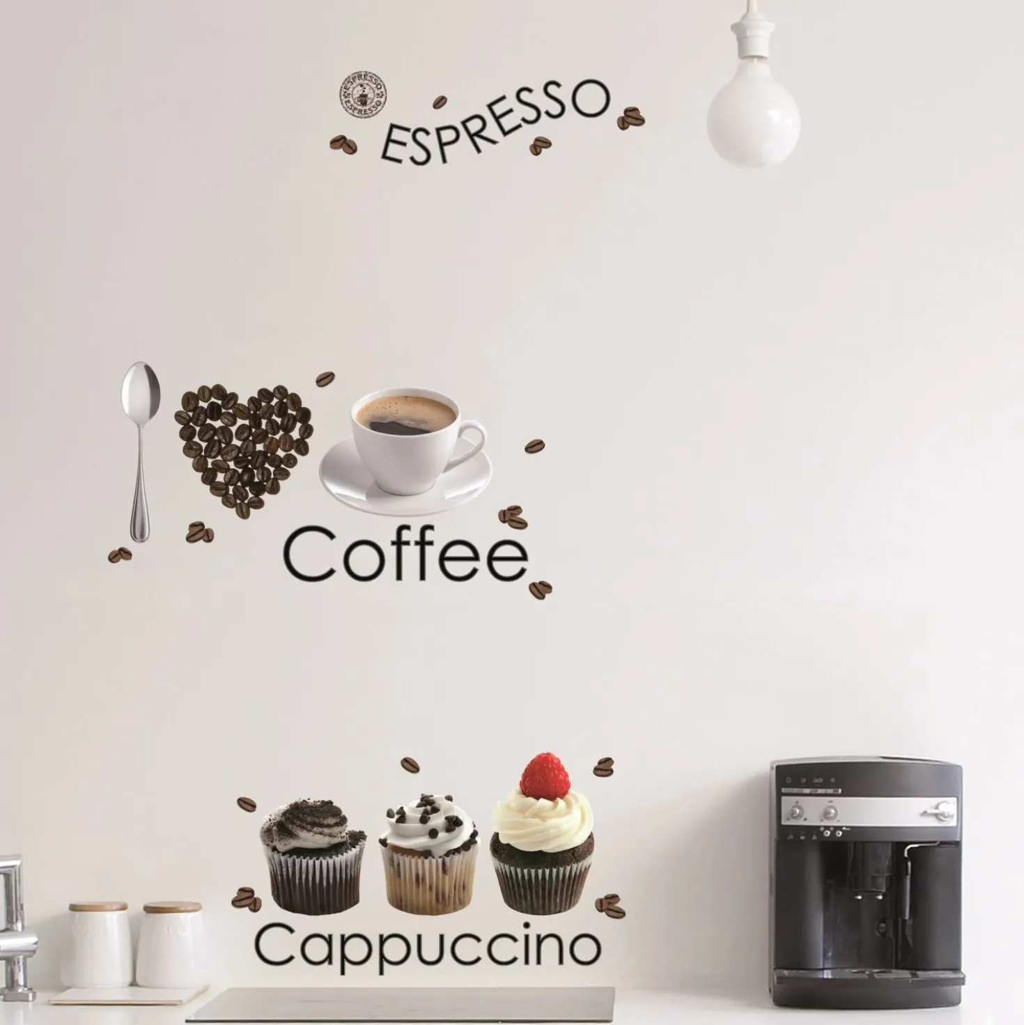 Decorazioni adesive per parete Espresso
