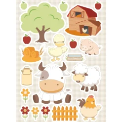 Decorazioni adesive per parete Baby Farm