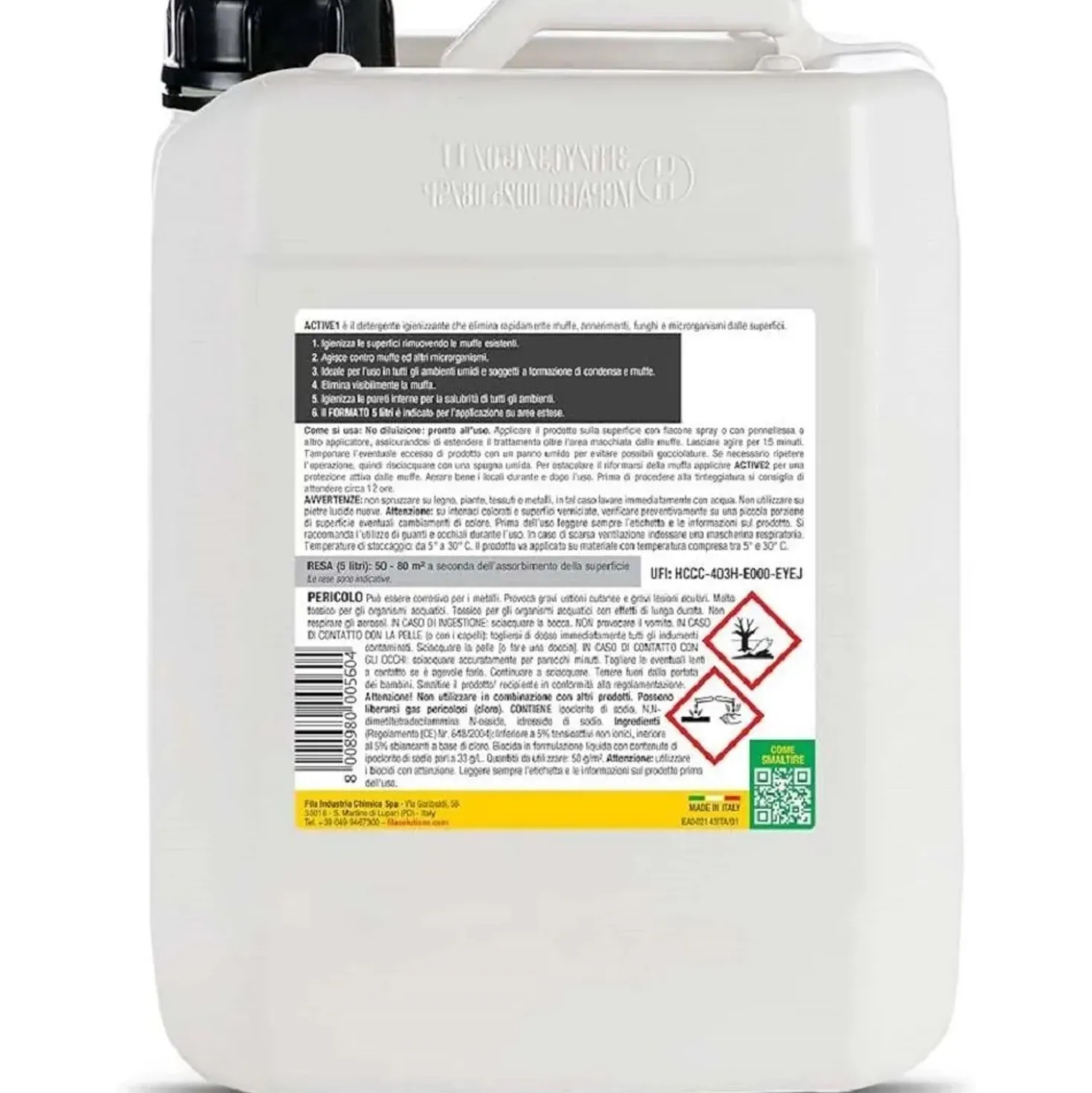 Detergente antialghe da esterno Fila Algaenet 5 l