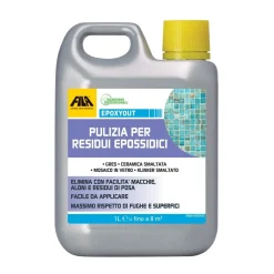Detergente per pulizia di residui di stucco epossidico Fila Epoxyout 1 lt