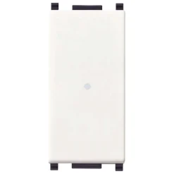 Deviatore 1 polo 10AX assiale bianco