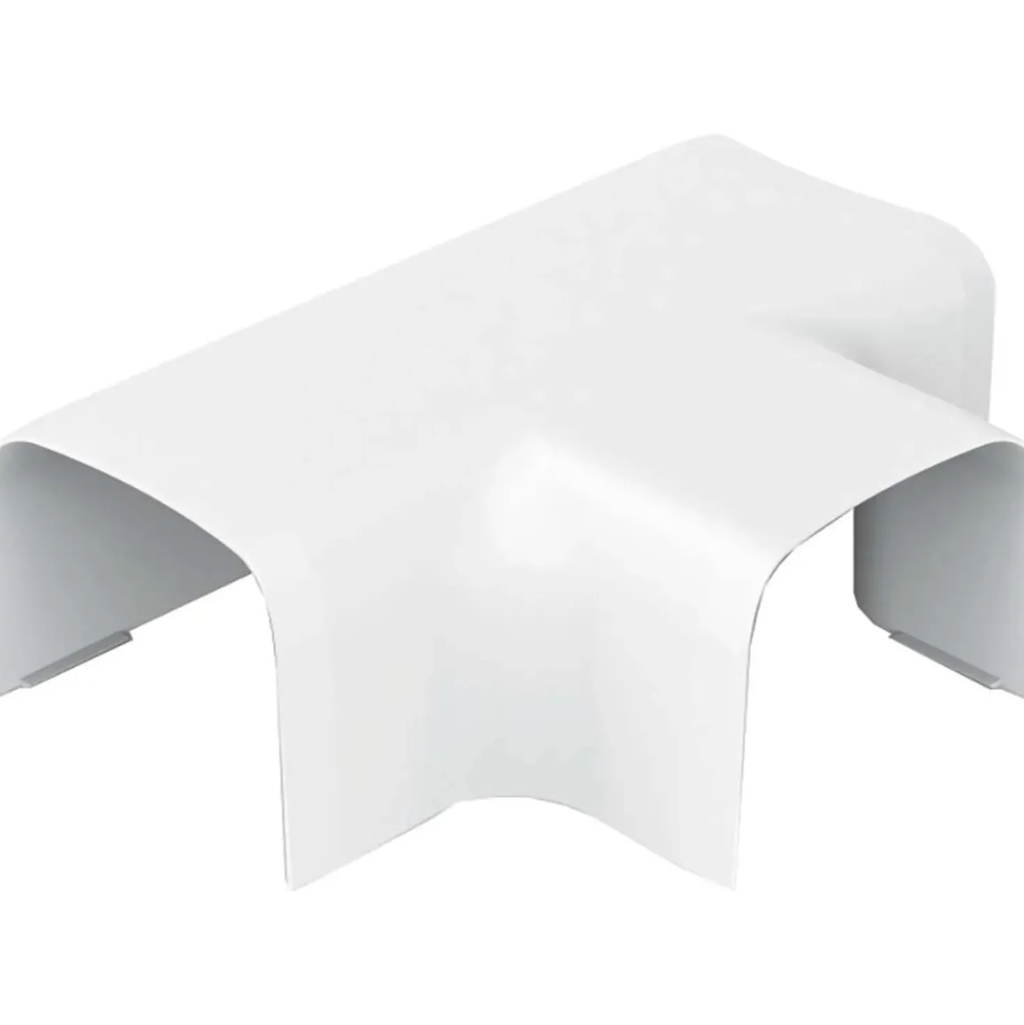 Deviazione a T per canalina Bianco puro 80x60 mm