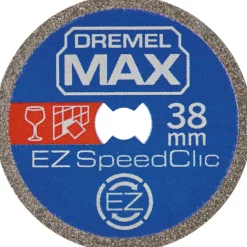 Disco da taglio diamantato Dremel Max EZ Speedclic 38 mm