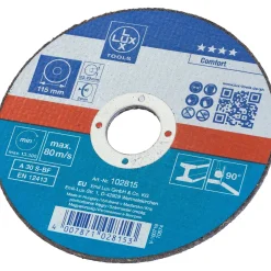 Disco da taglio in fibra piatto per metallo LUX-TOOLS Ø 115 mm