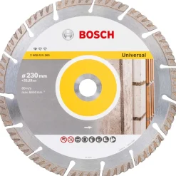 Disco diamantato da taglio Bosch 230x22,23 mm standard universale