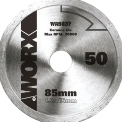Disco diamantato Worx per minisega circolare compatta Versacut