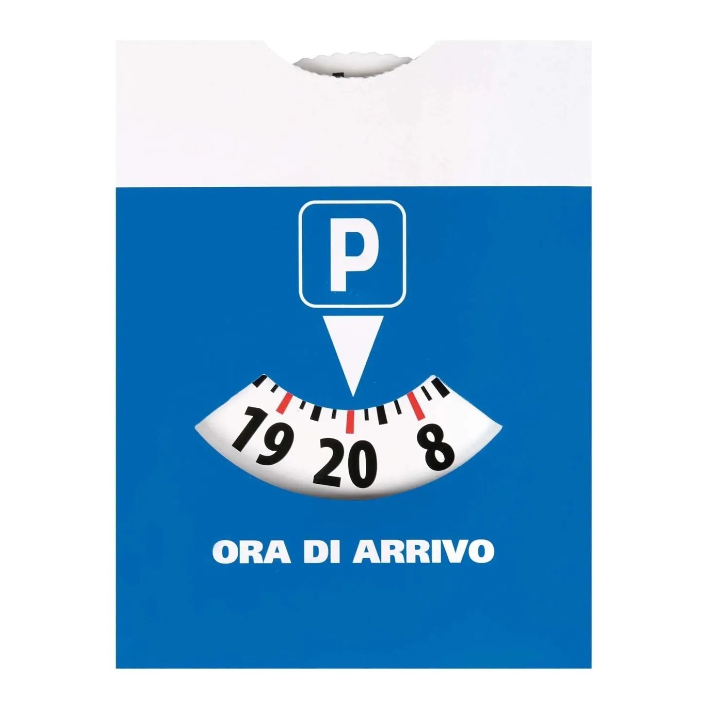 Disco orario europeo in cartoncino
