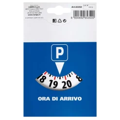 Disco orario europeo in cartoncino