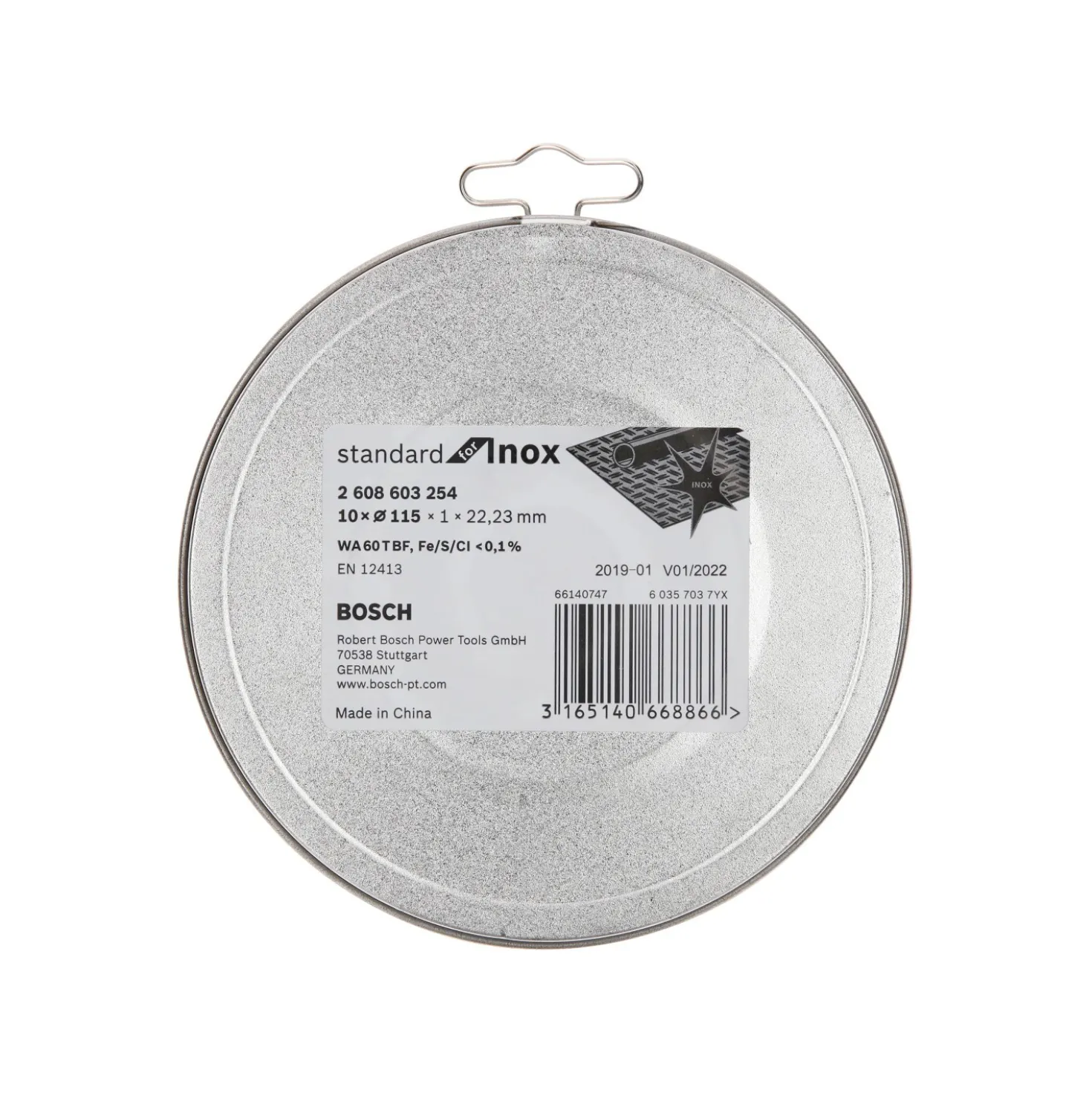 Disco smerigliatrice Bosch Ø 115x1x22,23 mm 10 pz