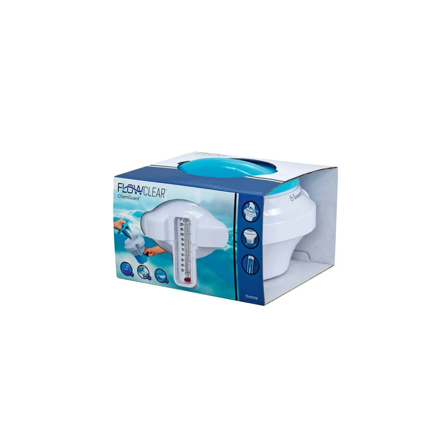 Dispenser cloro medio 17,5 cm per pastiglie Ø 7,6 cm Bestway