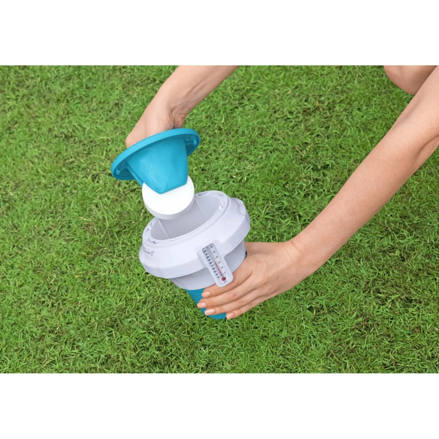 Dispenser cloro medio 17,5 cm per pastiglie Ø 7,6 cm Bestway