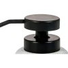 Dispenser per sapone liquido Concrete in cemento e resine di colore bianco