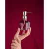 Dispenser sapone Atessa in vetro rosa antico