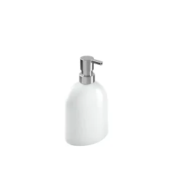 Dispenser sapone Bird in ceramica bianco