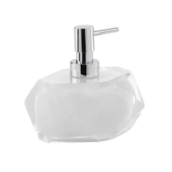 Dispenser sapone Chanelle in resina bianco