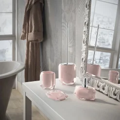 Dispenser sapone Chanelle in resina rosa