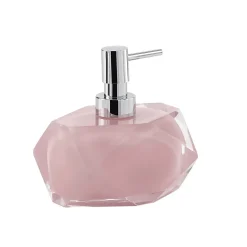 Dispenser sapone Chanelle in resina rosa
