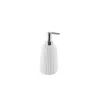 Dispenser sapone in ceramica Marika bianco