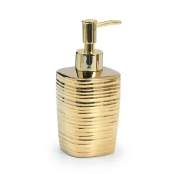 Dispenser sapone Kelly in ceramica oro